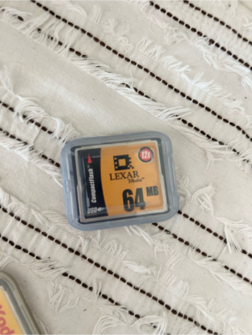vintage Lexar Media 64MB CompactFlash memory card